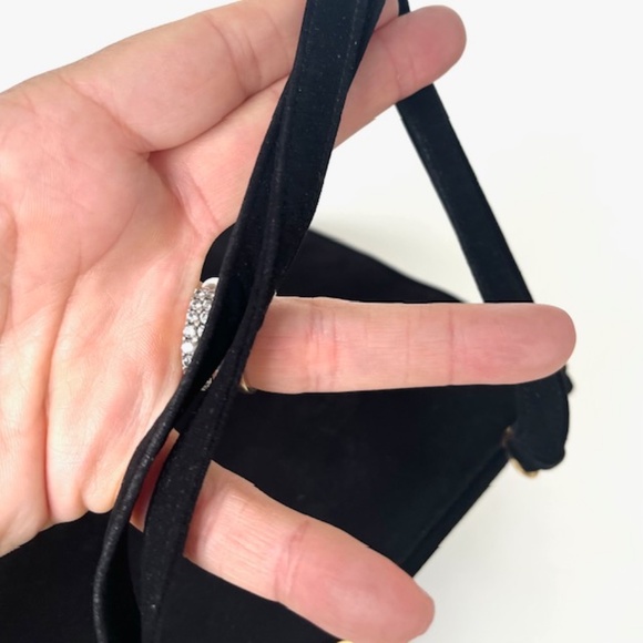 Koret Black Suede Vintage Handbag with Change Purse - Picture 8 of 10